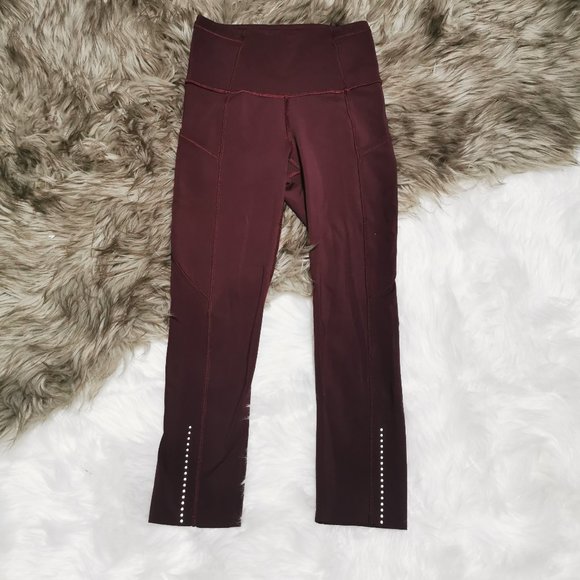 Lululemon Fast / Free Crop ll 19" S